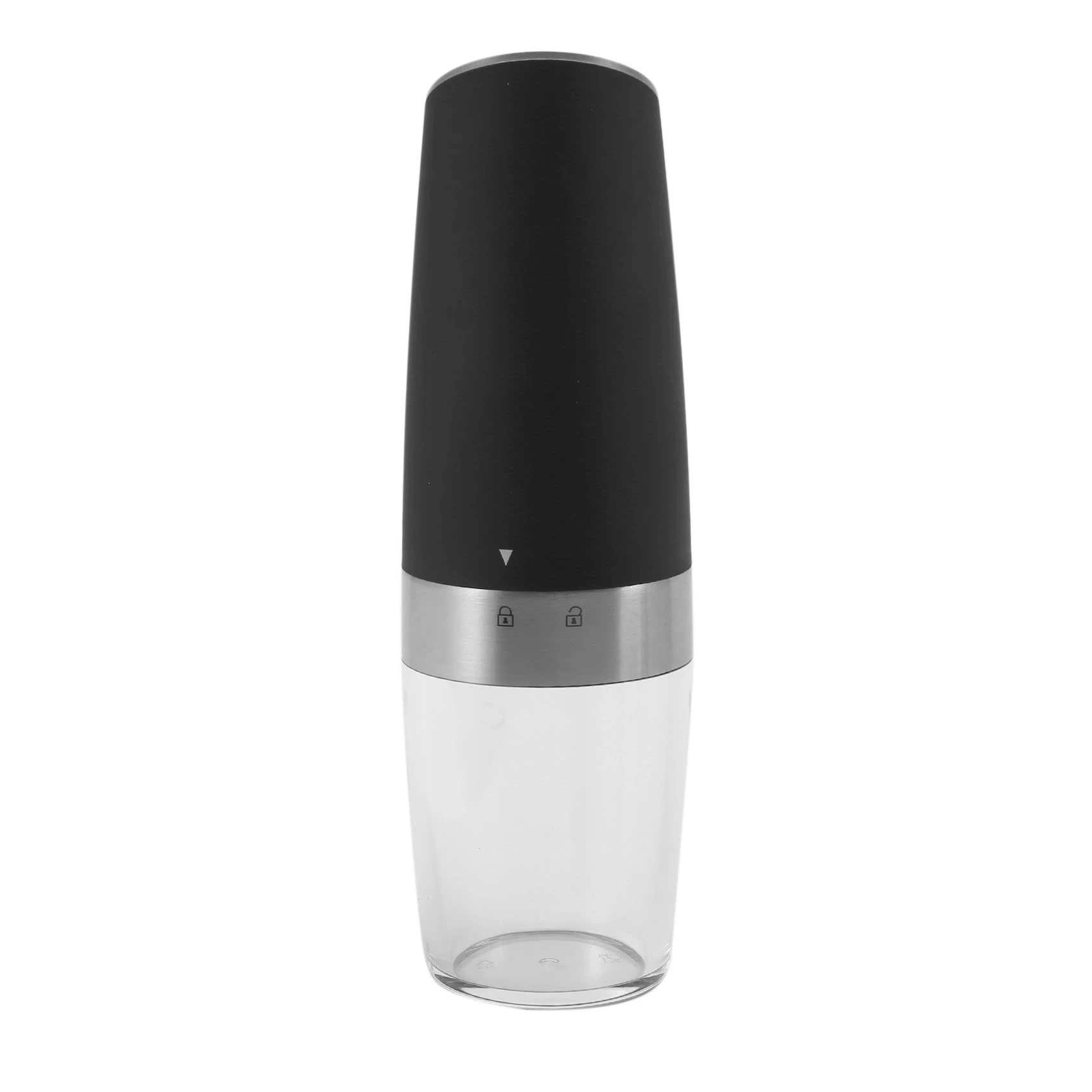 Electric Gravity Pepper Grinder, Automatic Salt and Pepper Mill Grinder, Battery Powered, One Hand Operation Black
Electric Gravity Pepper Grinder, Automatic Salt and Pepper Mill Grinder, Battery Powered, One Hand Operation Black