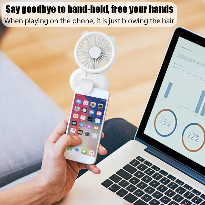 New Clip Fill Light Small Fan Live Photo Beauty Student Desktop USB Mini Handheld Neck Fan Handheld Small Fan Lamp Gift
New Clip Fill Light Small Fan Live Photo Beauty Student Desktop USB Mini Handheld Neck Fan Handheld Small Fan Lamp Gift