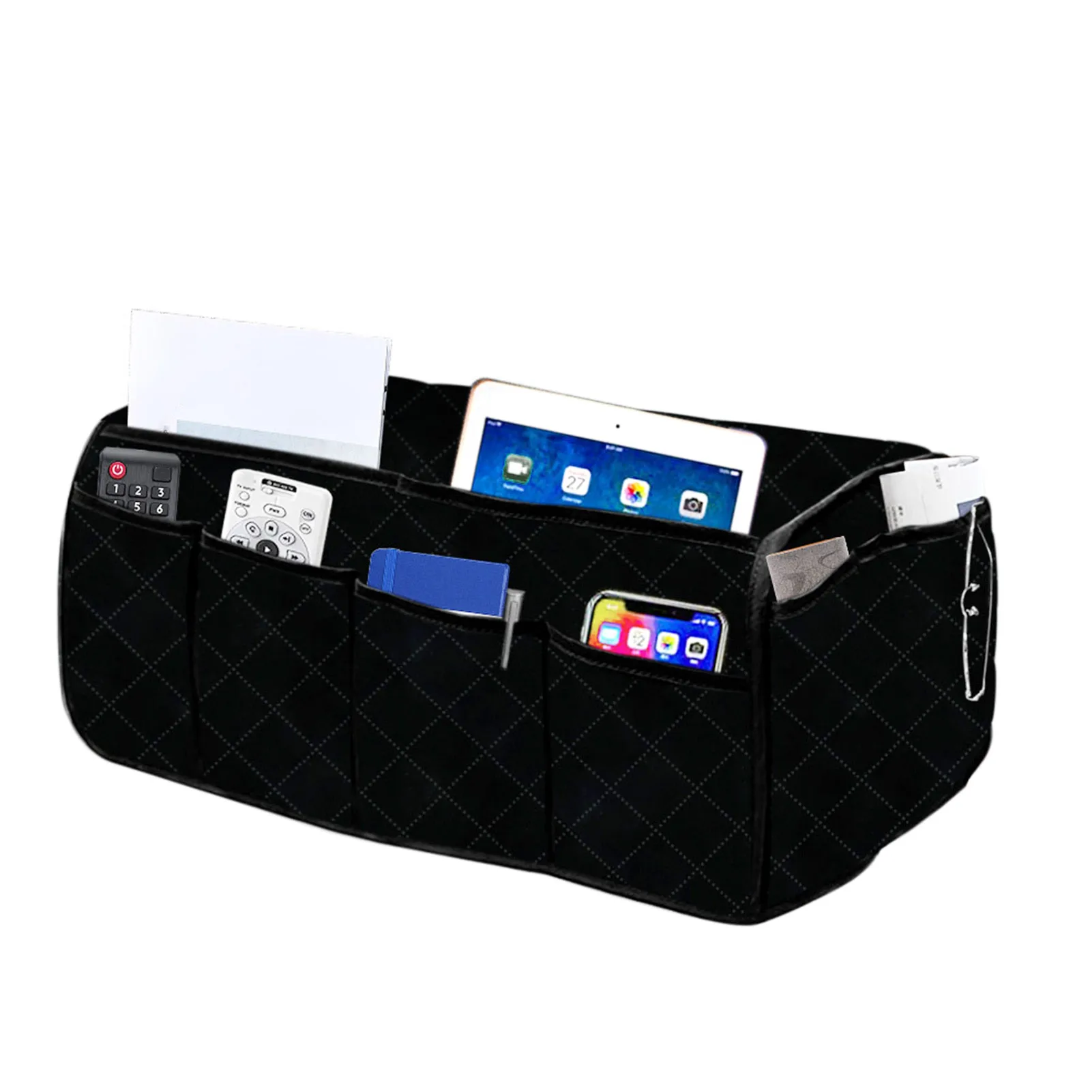 Couch Armchair Caddy Anti-Slip Couch Remote Holder Armchair Caddy Non-slip Bed Bedside Storage Pouch Boxes Stuff Holders
Couch Armchair Caddy Anti-Slip Couch Remote Holder Armchair Caddy Non-slip Bed Bedside Storage Pouch Boxes Stuff Holders