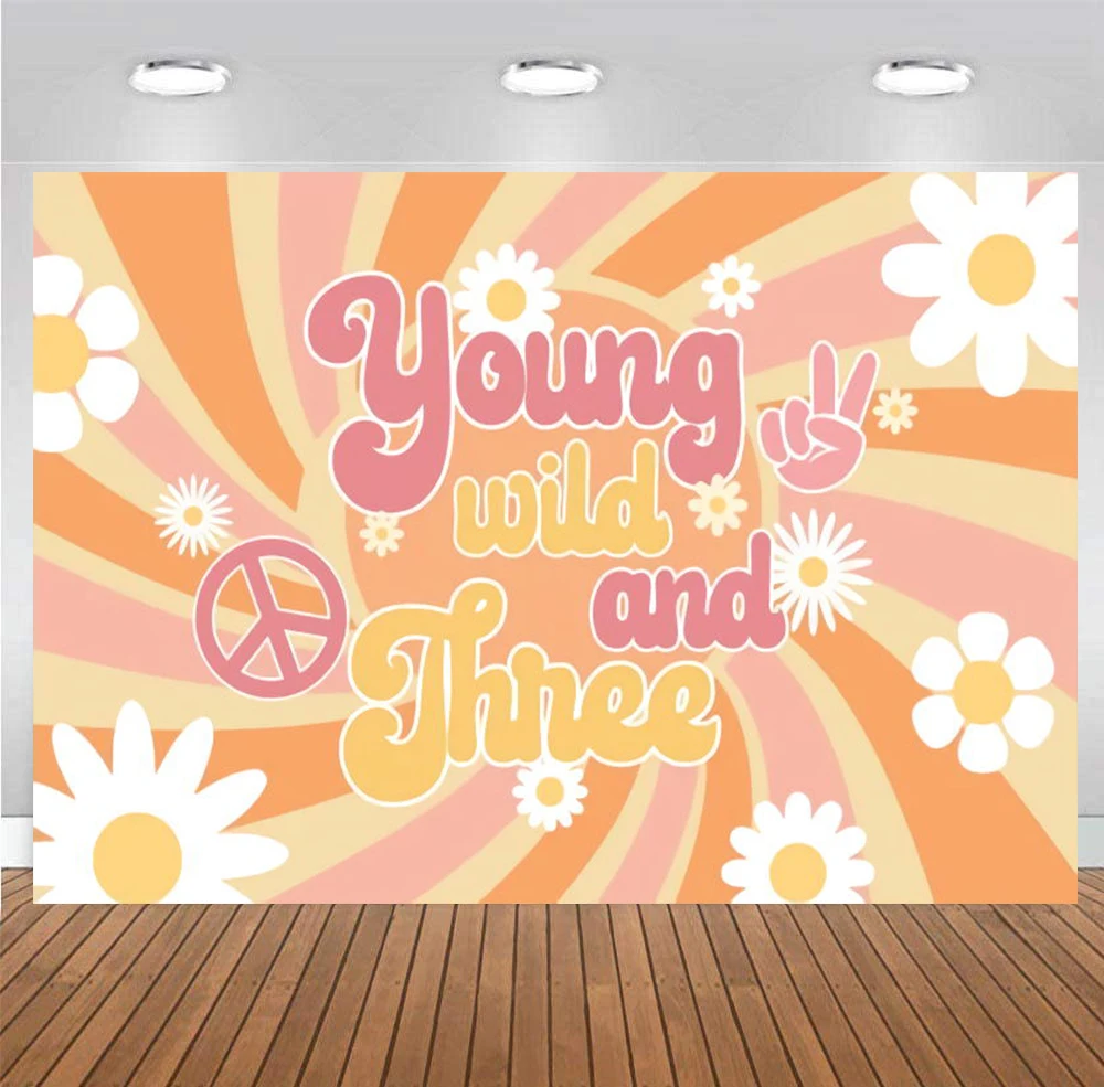Young Wild and Three Backdrop Baby Girls 3rd Birthday Party Hippie Tie-Dye Groovy Daisy Photo Background Decorations Banner Prop
Young Wild and Three Backdrop Baby Girls 3rd Birthday Party Hippie Tie-Dye Groovy Daisy Photo Background Decorations Banner Prop