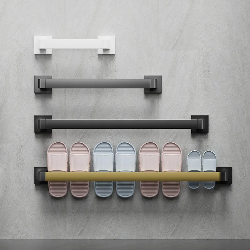 Punch Free Multifunctional Slipper Storage Rack Carbon Steel Bathroom Bedroom Shoes Hanging Holder Towel Storage Shelf Pot Rack
Punch Free Multifunctional Slipper Storage Rack Carbon Steel Bathroom Bedroom Shoes Hanging Holder Towel Storage Shelf Pot Rack