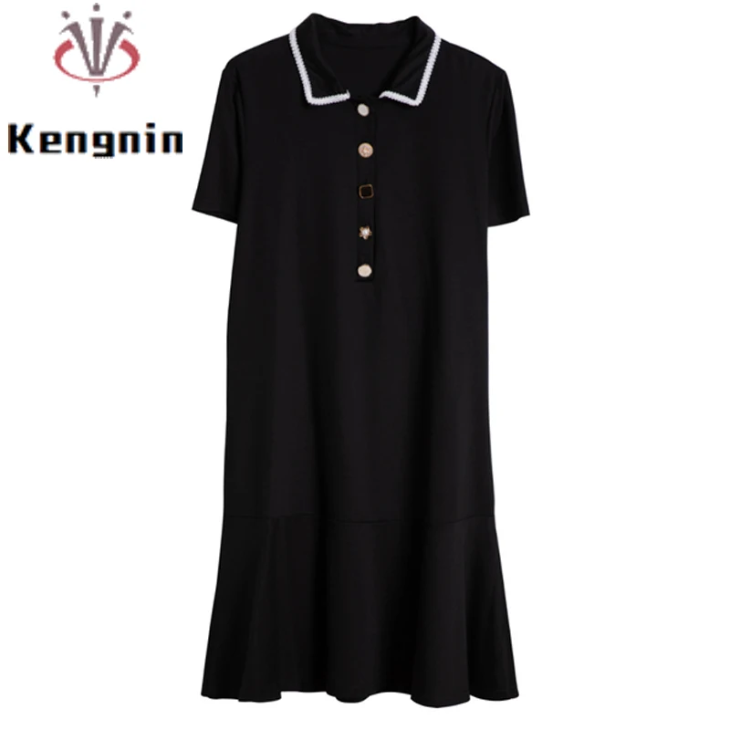 Plus Size Dresses 4XL Woman 2022 Summer Loose Black Dress Office Lady Work Vestido Simple Short Sleeve Casual RobeFemale KE2623
Plus Size Dresses 4XL Woman 2022 Summer Loose Black Dress Office Lady Work Vestido Simple Short Sleeve Casual RobeFemale KE2623