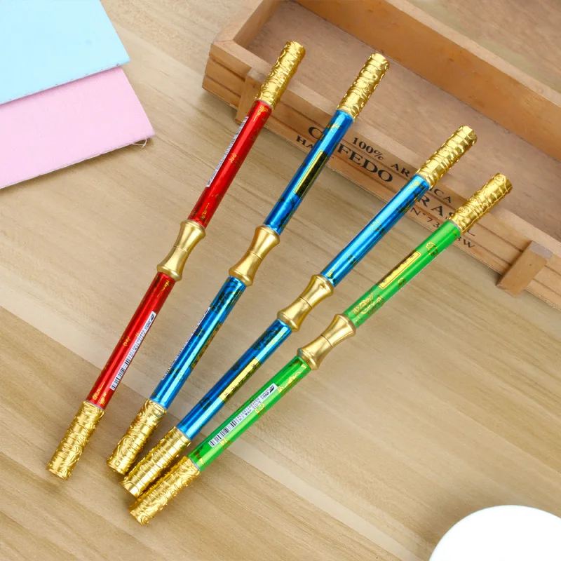 1pcs Monkey King Gold Hoop Pen Spinning 0.38mm Penspinning Funny Rotring Pennen Nunchaku Style School Gift Stationery Papelaria
1pcs Monkey King Gold Hoop Pen Spinning 0.38mm Penspinning Funny Rotring Pennen Nunchaku Style School Gift Stationery Papelaria