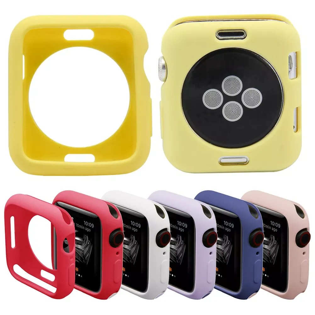 Cover For Apple Watch Case 44mm 40mm IWatch Case 42mm 38mm Accessories Silicone Bumper For Apple Watch Series 6 5 4 3 2 1 Se
Cover For Apple Watch Case 44mm 40mm IWatch Case 42mm 38mm Accessories Silicone Bumper For Apple Watch Series 6 5 4 3 2 1 Se