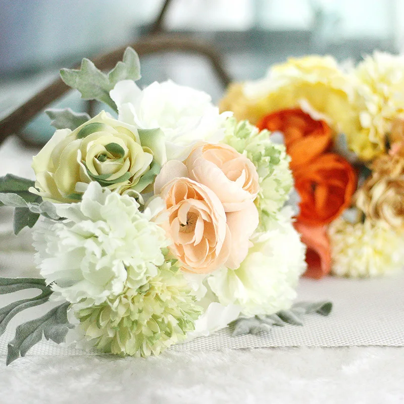 5 heads peony flower Artificial Silk Fake rose Floral Wedding Bridal Bouquet christmas 2017 wedding home decoration
5 heads peony flower Artificial Silk Fake rose Floral Wedding Bridal Bouquet christmas 2017 wedding home decoration