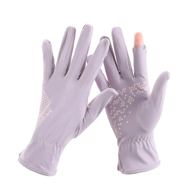 Summer Sunscreen Ice Silk Cycling Sports Anti-Ultraviolet Breathable Non-Slip Ice Sleeve Fingerless Touch Screen Ladies Gloves
Summer Sunscreen Ice Silk Cycling Sports Anti-Ultraviolet Breathable Non-Slip Ice Sleeve Fingerless Touch Screen Ladies Gloves