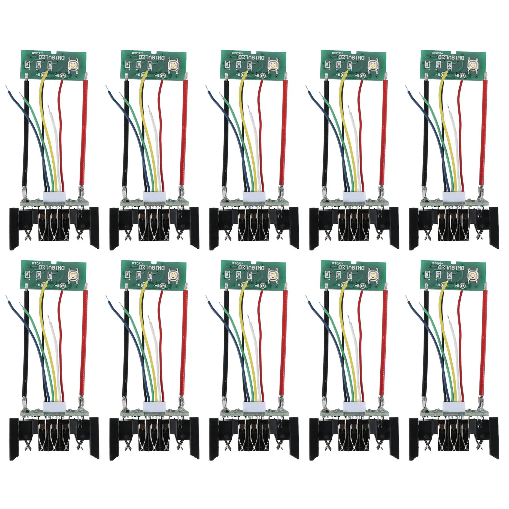 

10X DCB200 Li-Ion Battery PCB Charging Protection Circuit Board for Dewalt 18V 20V DCB201 DCB203 DCB204