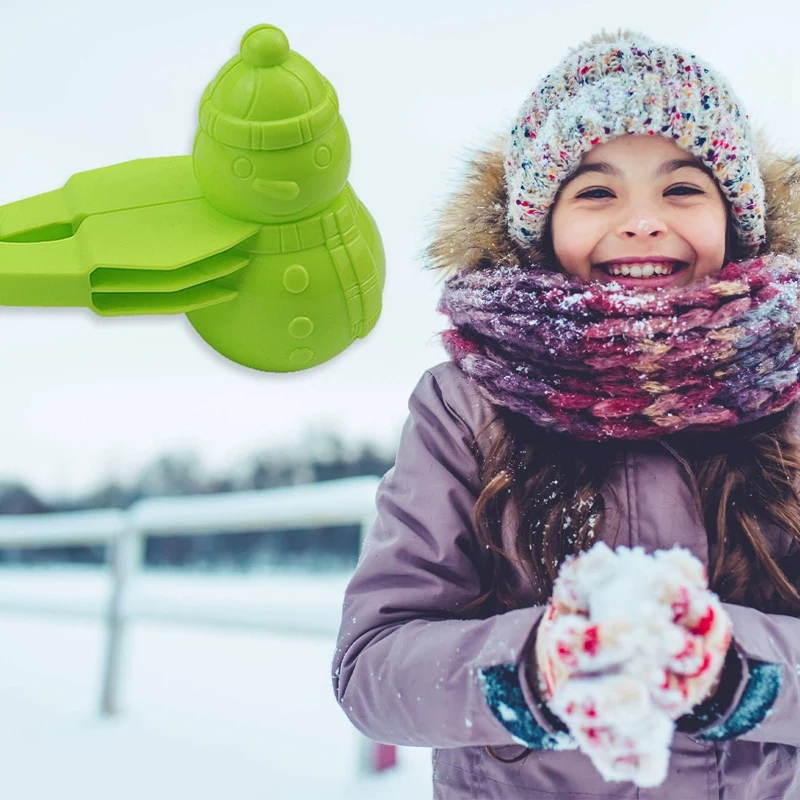 Winter Children Outdoor Fun Sports Toys Snowman Shaped Snowball Maker Clip Plastic Snow Sand Mold Tool for Snowball Fight Toy
Winter Children Outdoor Fun Sports Toys Snowman Shaped Snowball Maker Clip Plastic Snow Sand Mold Tool for Snowball Fight Toy