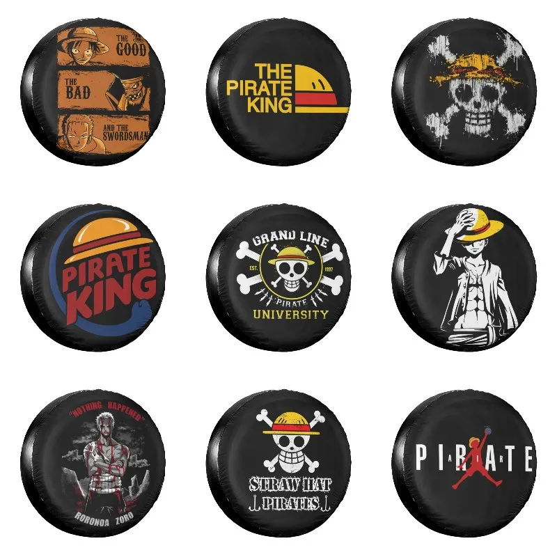 One Piece Skull Logo Spare Wheel Tire Cover Case Bag Pouch for Jeep Mitsubishi Pajero Grand Line University Vehicle Accessories
One Piece Skull Logo Spare Wheel Tire Cover Case Bag Pouch for Jeep Mitsubishi Pajero Grand Line University Vehicle Accessories