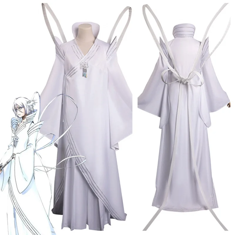 Anime Bleach Kuchiki Rukia Cosplay Women Costume Roleplay Fantasia Woman Japanese Kimono Halloween Carnival Clothes For Disguise
Anime Bleach Kuchiki Rukia Cosplay Women Costume Roleplay Fantasia Woman Japanese Kimono Halloween Carnival Clothes For Disguise
