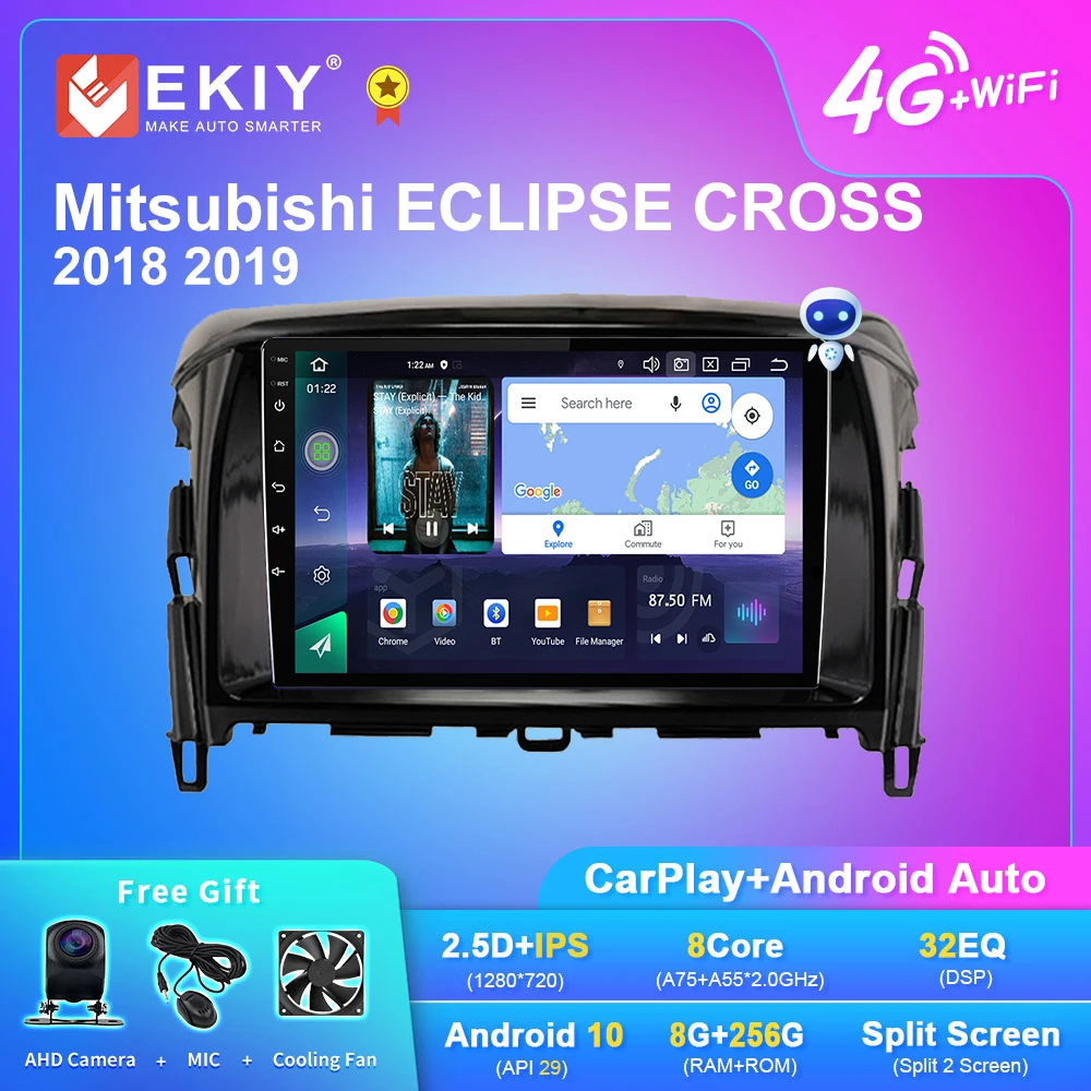 EKIY Q7 Android 10 автомобильный радиоприемник для Mitsubishi ECLIPSE CROSS 2018 2019 навигация GPS DSP Carplay мультимедийный плеер Авто Стерео DVD
EKIY Q7 Android 10 автомобильный радиоприемник для Mitsubishi ECLIPSE CROSS 2018 2019 навигация GPS DSP Carplay мультимедийный плеер Авто Стерео DVD