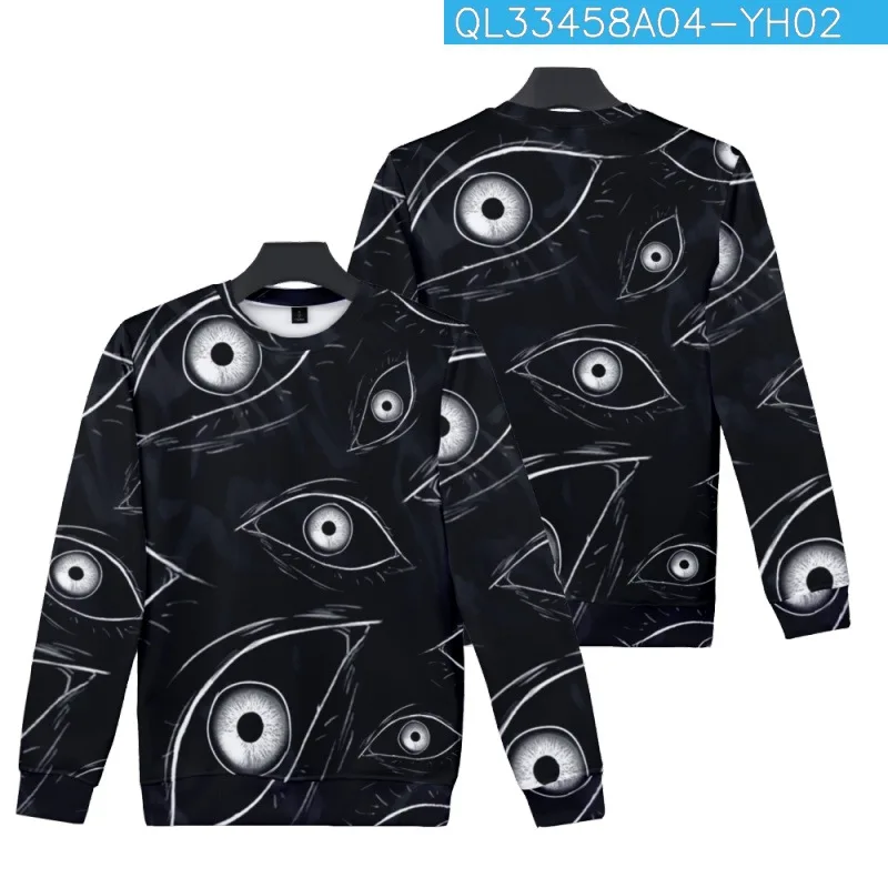 Casual Cartoon Eye Printed Black O-Neck Long Sleeve Sweatshirt Men Fashion Autumn Minimalist Pullover Harajuku Hoodies
Casual Cartoon Eye Printed Black O-Neck Long Sleeve Sweatshirt Men Fashion Autumn Minimalist Pullover Harajuku Hoodies