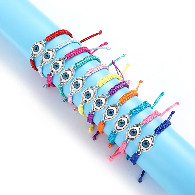 Lucky Multicolor Evil Eye Shaped Bracelet for Women Men Couple Handmade Woven Rope String Friendship Party Turkish Jewelry Gift
Lucky Multicolor Evil Eye Shaped Bracelet for Women Men Couple Handmade Woven Rope String Friendship Party Turkish Jewelry Gift