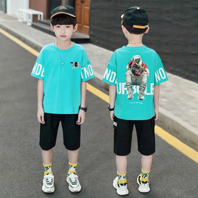 2023 New Boy Fashion Tracksuit Clothes Set Kids Spring SummerCotton School Uniform Sport Suit Boys Clothing Sets 6 8 10 12 Year
2023 New Boy Fashion Tracksuit Clothes Set Kids Spring SummerCotton School Uniform Sport Suit Boys Clothing Sets 6 8 10 12 Year