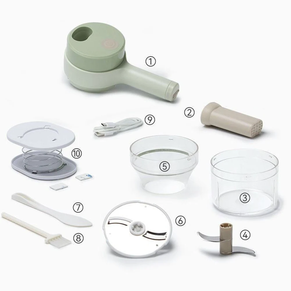 Wireless Garlic Chopper Blender Food Processor Handheld Electric Kitchen Ginger Vegetable Cutter Onion Pork Meat Multifunctional
Wireless Garlic Chopper Blender Food Processor Handheld Electric Kitchen Ginger Vegetable Cutter Onion Pork Meat Multifunctional
