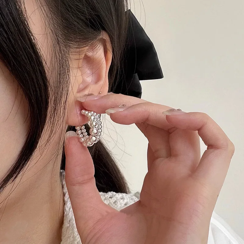 Vintage Ball Dots Earrings For Women Stainless Steel Silver Trendy Earring Jewelry Prevent Allergy 2023 Party Accessories Gift
Vintage Ball Dots Earrings For Women Stainless Steel Silver Trendy Earring Jewelry Prevent Allergy 2023 Party Accessories Gift
