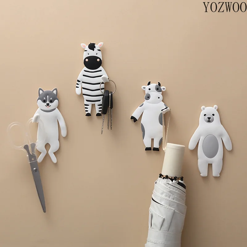 YOZWOO 2022 новый гибкий мягкий клей бесшовный липкий крючок кухонный Многофункциональный стеллаж для хранения креативный мультяшный крючок в форме животного
YOZWOO 2022 новый гибкий мягкий клей бесшовный липкий крючок кухонный Многофункциональный стеллаж для хранения креативный мультяшный крючок в форме животного