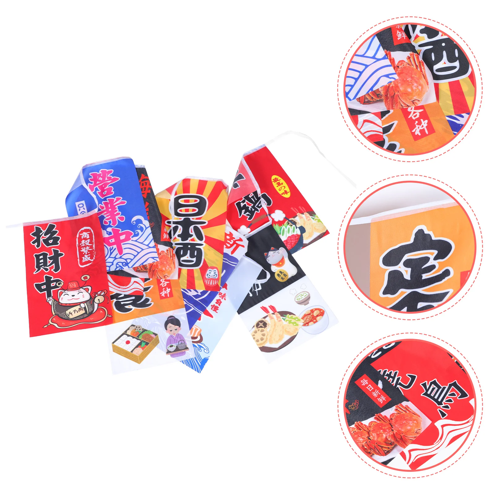 Izakaya Decoration Flag Colored Hanging Tea House Sushi Bunting Banner Japanese Style Kitchen Home
Izakaya Decoration Flag Colored Hanging Tea House Sushi Bunting Banner Japanese Style Kitchen Home