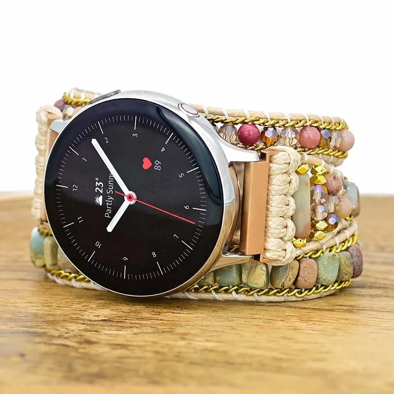 Ремешок 20 мм 22 мм для Samsung Galaxy watch 4/classic 46 мм 40 мм Active 2 Gear S3, браслет «сделай сам» из натурального камня для Huawei GT/2/3/Pro
Ремешок 20 мм 22 мм для Samsung Galaxy watch 4/classic 46 мм 40 мм Active 2 Gear S3, браслет «сделай сам» из натурального камня для Huawei GT/2/3/Pro