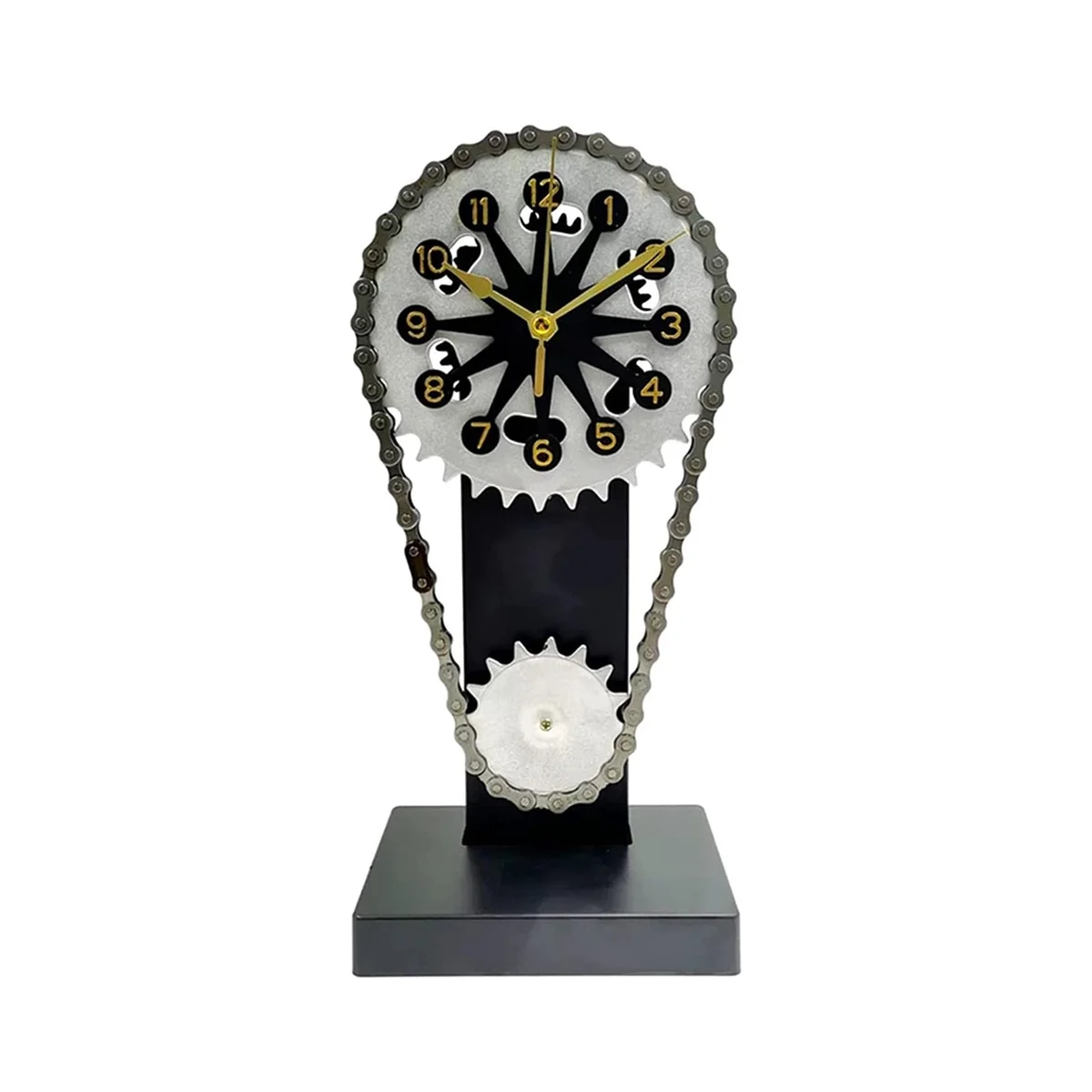 Steampunk Clock with Movement Home Decor Rotating Gear Clock Timing Rotating Gear Clock Belt Black
Steampunk Clock with Movement Home Decor Rotating Gear Clock Timing Rotating Gear Clock Belt Black