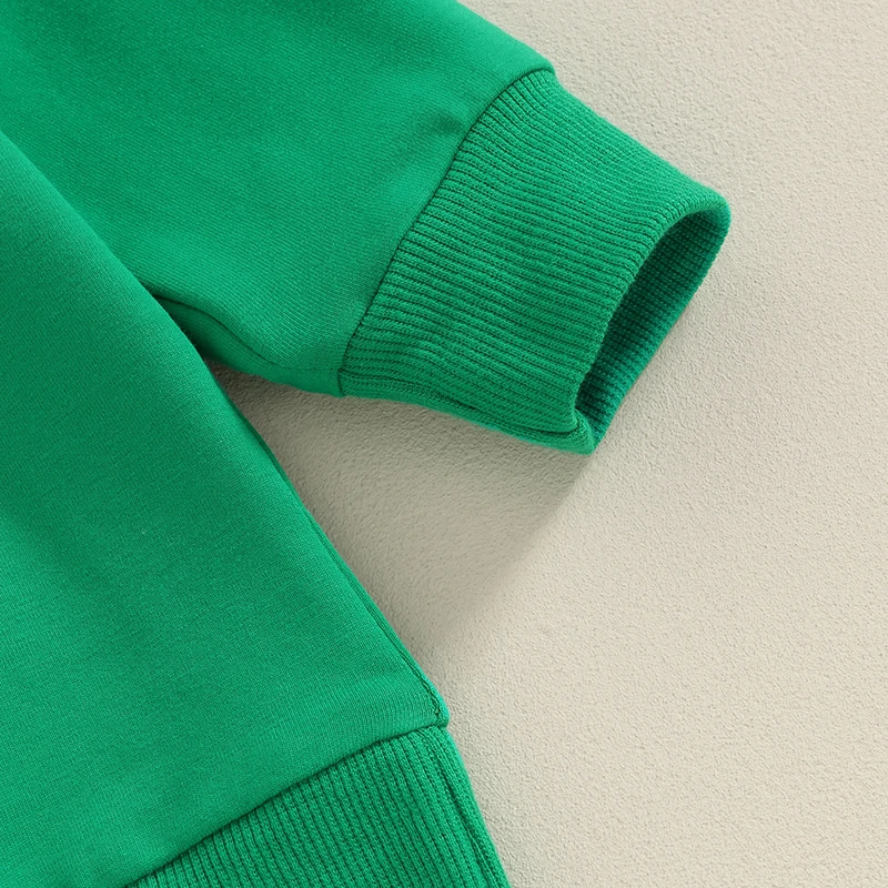 Toddler Baby Boy Girl St Patrick s Day Outfit Clothes Shamrock Letter Print Sweatshirt Jogger Pants Clothes Set
Toddler Baby Boy Girl St Patrick s Day Outfit Clothes Shamrock Letter Print Sweatshirt Jogger Pants Clothes Set