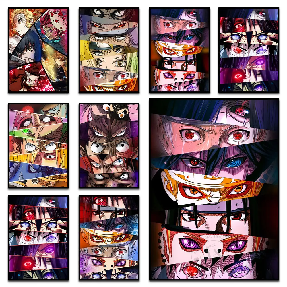 Naruto Anime Itachi Eye Wall Art Kakashi Print One Piece Poster Canvas Painting For Living Room Home Decoration Cuadros Gifts
Naruto Anime Itachi Eye Wall Art Kakashi Print One Piece Poster Canvas Painting For Living Room Home Decoration Cuadros Gifts