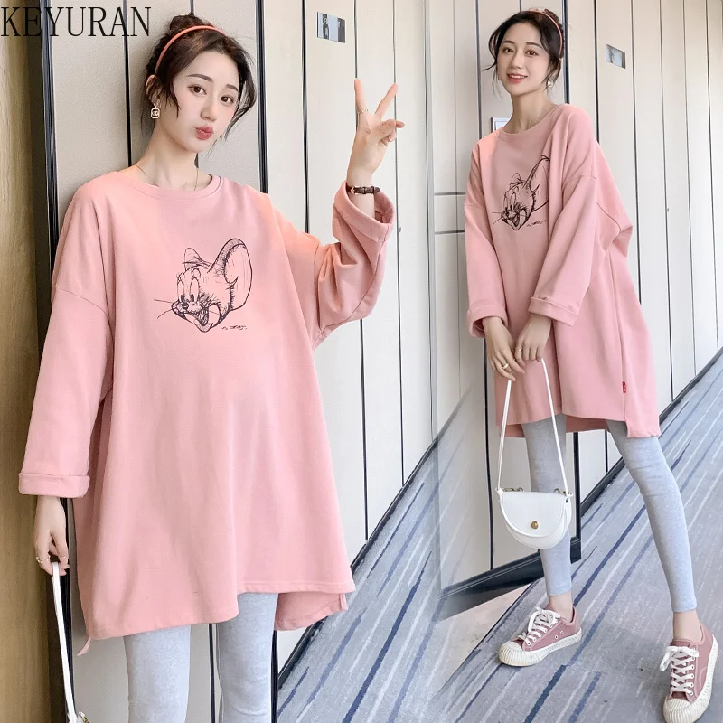 Spring Autumn Maternity Clothes Set Long Sleeve Loose T-Shirts Sweatshirt + Leggings Pregnancy Suit Clothes for Pregnant Women
Spring Autumn Maternity Clothes Set Long Sleeve Loose T-Shirts Sweatshirt + Leggings Pregnancy Suit Clothes for Pregnant Women