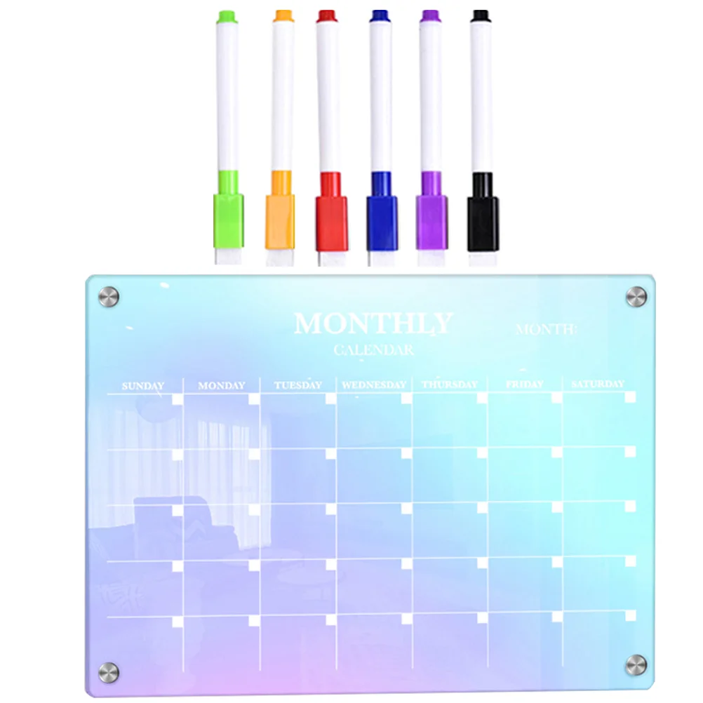 Magnetic Writing Board Colored Fridge Refrigerator Monthly Whiteboard Schedule Planner Dry Erase Meal Calendar
Magnetic Writing Board Colored Fridge Refrigerator Monthly Whiteboard Schedule Planner Dry Erase Meal Calendar