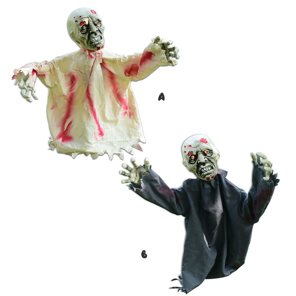 Украшение для сада на Хэллоуин, страшное украшение со звуковой активацией, украшение для улицы, двора, крыльца, белый цвет
Украшение для сада на Хэллоуин, страшное украшение со звуковой активацией, украшение для улицы, двора, крыльца, белый цвет