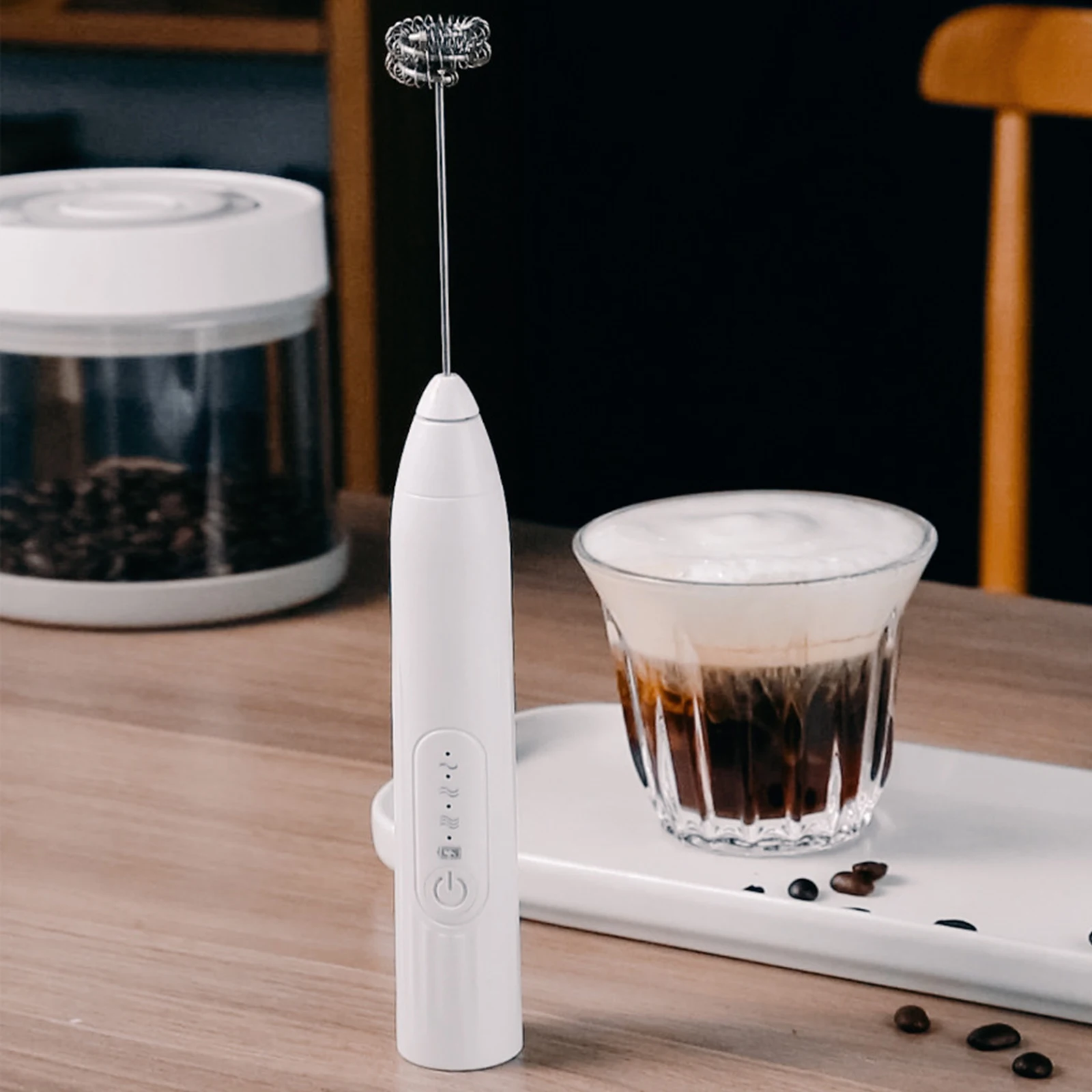 Electric Milk Foamer Egg Beater USB Rechargeable Handheld Foamer Milk High Speeds Shaker Mixer Whisk Kitchen Coffee Drink Tool
Electric Milk Foamer Egg Beater USB Rechargeable Handheld Foamer Milk High Speeds Shaker Mixer Whisk Kitchen Coffee Drink Tool