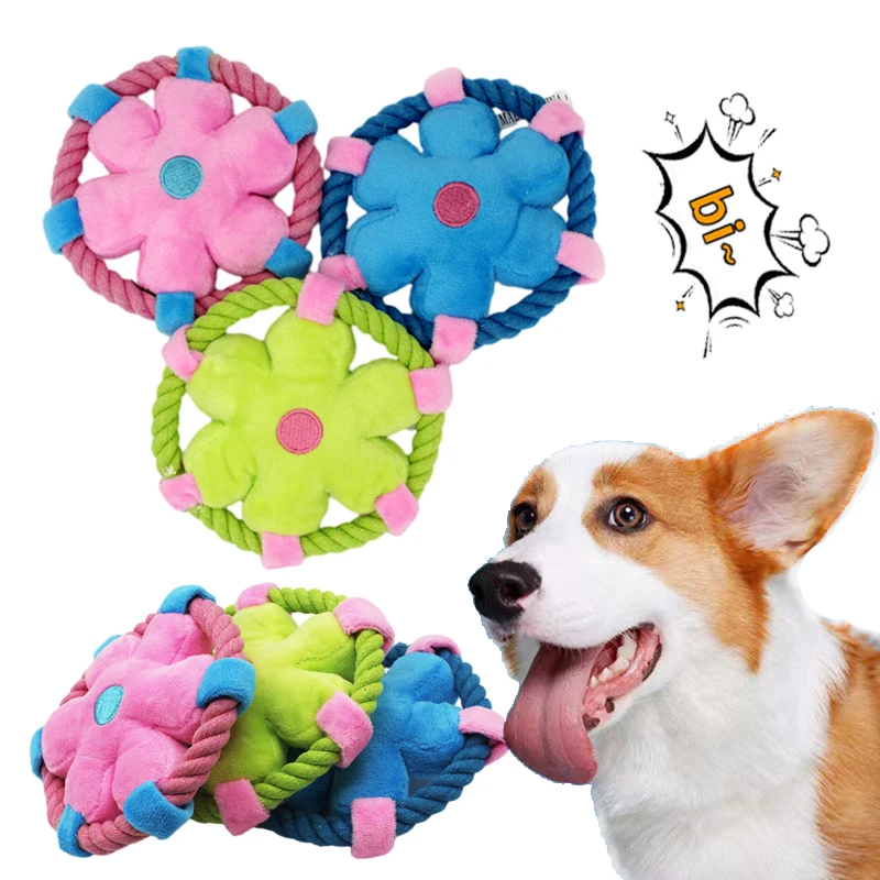 Pet Dog Squeaky Toy For Small Medium Dogs Soft Plush Chew Bite Resistant Toy Cotton Rope Toys Pets Supplies 
Pet Dog Squeaky Toy For Small Medium Dogs Soft Plush Chew Bite Resistant Toy Cotton Rope Toys Pets Supplies