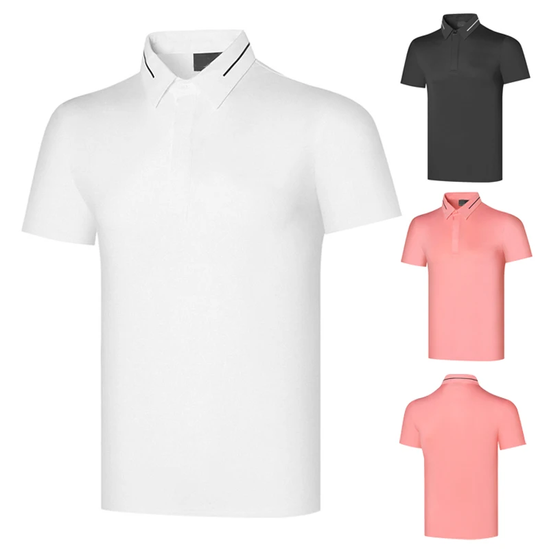 New Men's Golf Shirts Breathable Clothing Short Sleeve Sports Top T-shirt Casual Quick Drying
New Men's Golf Shirts Breathable Clothing Short Sleeve Sports Top T-shirt Casual Quick Drying