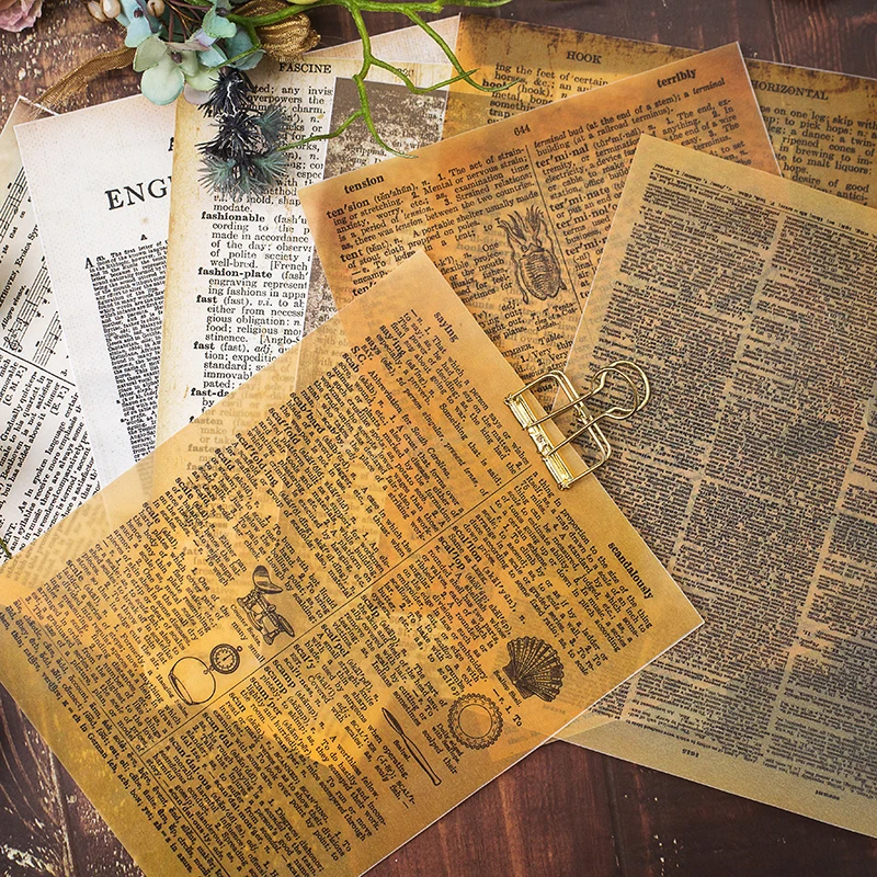 8 Sheets Scrapbook Paper Pads Decoupage Vintage Patterned Papers for Scrapbooking DIY Junk Journal Decoration Craft Supplies
8 Sheets Scrapbook Paper Pads Decoupage Vintage Patterned Papers for Scrapbooking DIY Junk Journal Decoration Craft Supplies