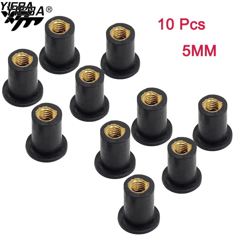 M5 5MM Motorcycle Windscreen Well nut Rubber Fastener Well Nuts For Kawasaki z800 z1000 YamahaTMAX500 530 250 390 Honda
M5 5MM Motorcycle Windscreen Well nut Rubber Fastener Well Nuts For Kawasaki z800 z1000 YamahaTMAX500 530 250 390 Honda