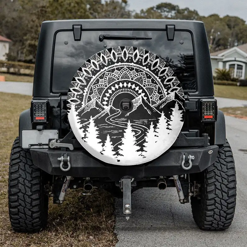 Mandala Mountain Gift For Lover, SUV Tire Cover, American Day, Spare Tire Cover For Car, Personalized Camper Tire Cover,
Mandala Mountain Gift For Lover, SUV Tire Cover, American Day, Spare Tire Cover For Car, Personalized Camper Tire Cover,