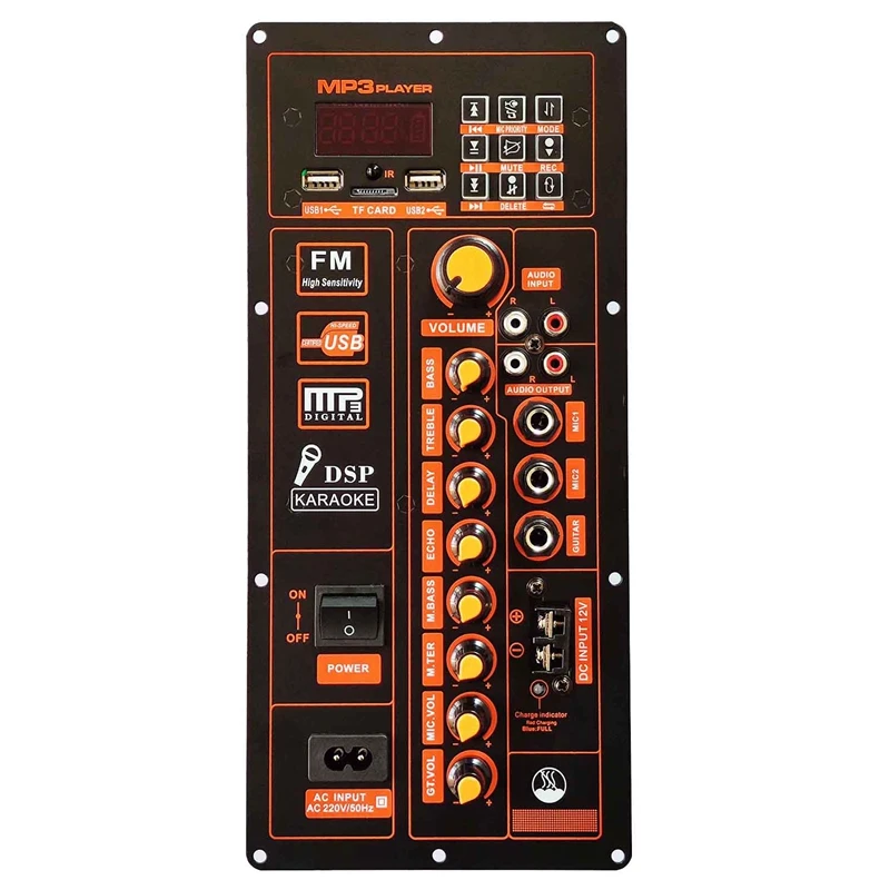 Digital Bluetooth 120W Amplifier Board For 8-12 Inch Speaker With Remote Control DIY Hifi Home Theater Speaker
Digital Bluetooth 120W Amplifier Board For 8-12 Inch Speaker With Remote Control DIY Hifi Home Theater Speaker