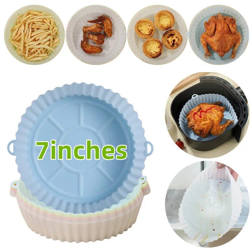 Silicone Air Fryer Paper Liners Replacement Reusable Air Fryer Pad Fried Chicken Pizza BBQ Paper For Sonifer AirFryer Accessorie
Silicone Air Fryer Paper Liners Replacement Reusable Air Fryer Pad Fried Chicken Pizza BBQ Paper For Sonifer AirFryer Accessorie