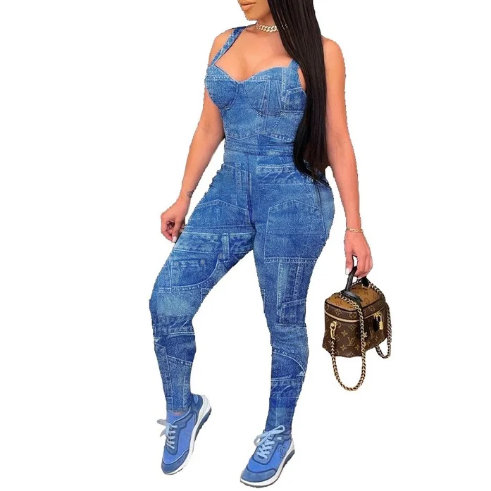 Женский джинсовый комбинезон с высокой талией, повседневный комбинезон с подтяжками и имитацией джинсовой ткани, с коллажем, в стиле пэчвор...
Женский джинсовый комбинезон с высокой талией, повседневный комбинезон с подтяжками и имитацией джинсовой ткани, с коллажем, в стиле пэчвор...