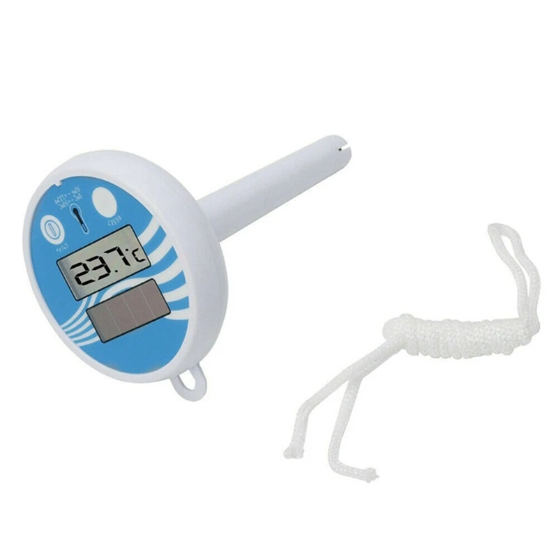 Floating Digital Pool Thermometer Solar Powered Outdoor Pool Thermometer Waterproof LCD Display Spa Thermometer
Floating Digital Pool Thermometer Solar Powered Outdoor Pool Thermometer Waterproof LCD Display Spa Thermometer