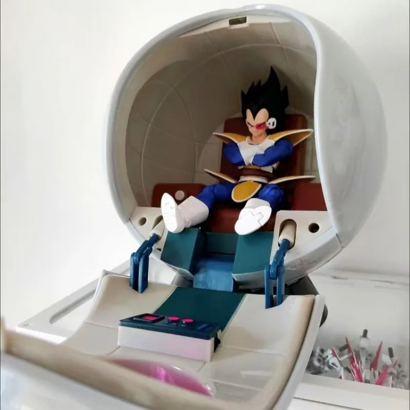 Anime Dragon Ball Super Saiyan Vegeta Space Capsule Spaceship Luminous Decoration Model Desktop Ornaments Collections Toy Gift
Anime Dragon Ball Super Saiyan Vegeta Space Capsule Spaceship Luminous Decoration Model Desktop Ornaments Collections Toy Gift