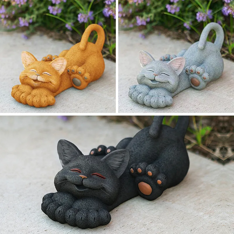 Kawaii Figurine Resin Charms Whimsical Smiling Cat Home Decoration Ornaments Figurines Miniatures Crafts Mini Garden Accessories
Kawaii Figurine Resin Charms Whimsical Smiling Cat Home Decoration Ornaments Figurines Miniatures Crafts Mini Garden Accessories
