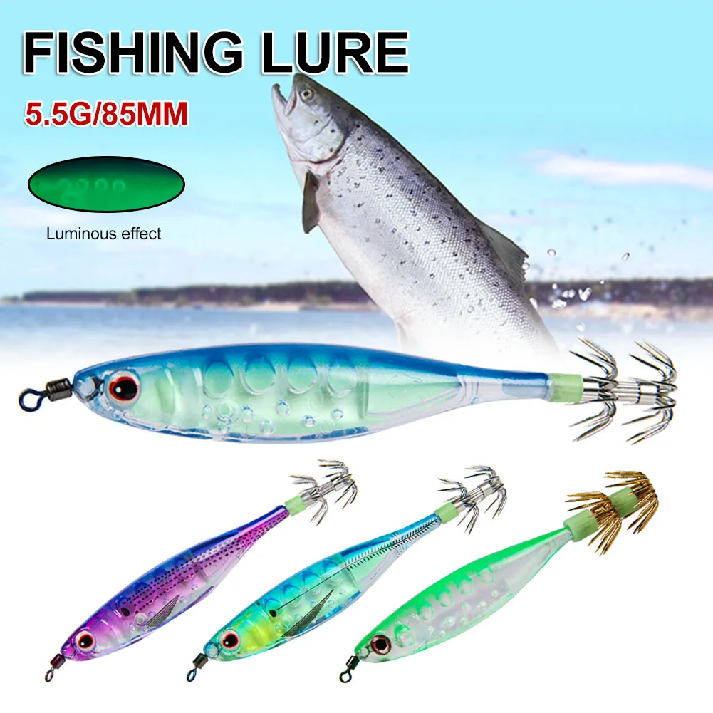 Squid Fishing Lure Jigs 60mm 5.5g Artificial Shrimp Cuttlefish Octopus Eging Jig Set For Sea Jigging Lures Saltwater Lure
Squid Fishing Lure Jigs 60mm 5.5g Artificial Shrimp Cuttlefish Octopus Eging Jig Set For Sea Jigging Lures Saltwater Lure
