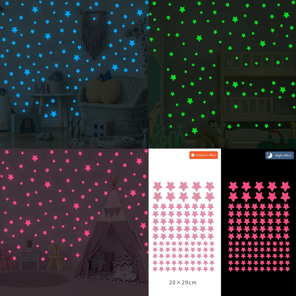 100 PCS Luminous Star Sticker Wall Fluorescence Muraux Enfant Room Bedroom Home Decor Accessories DIY Decoration Aesthetic
100 PCS Luminous Star Sticker Wall Fluorescence Muraux Enfant Room Bedroom Home Decor Accessories DIY Decoration Aesthetic