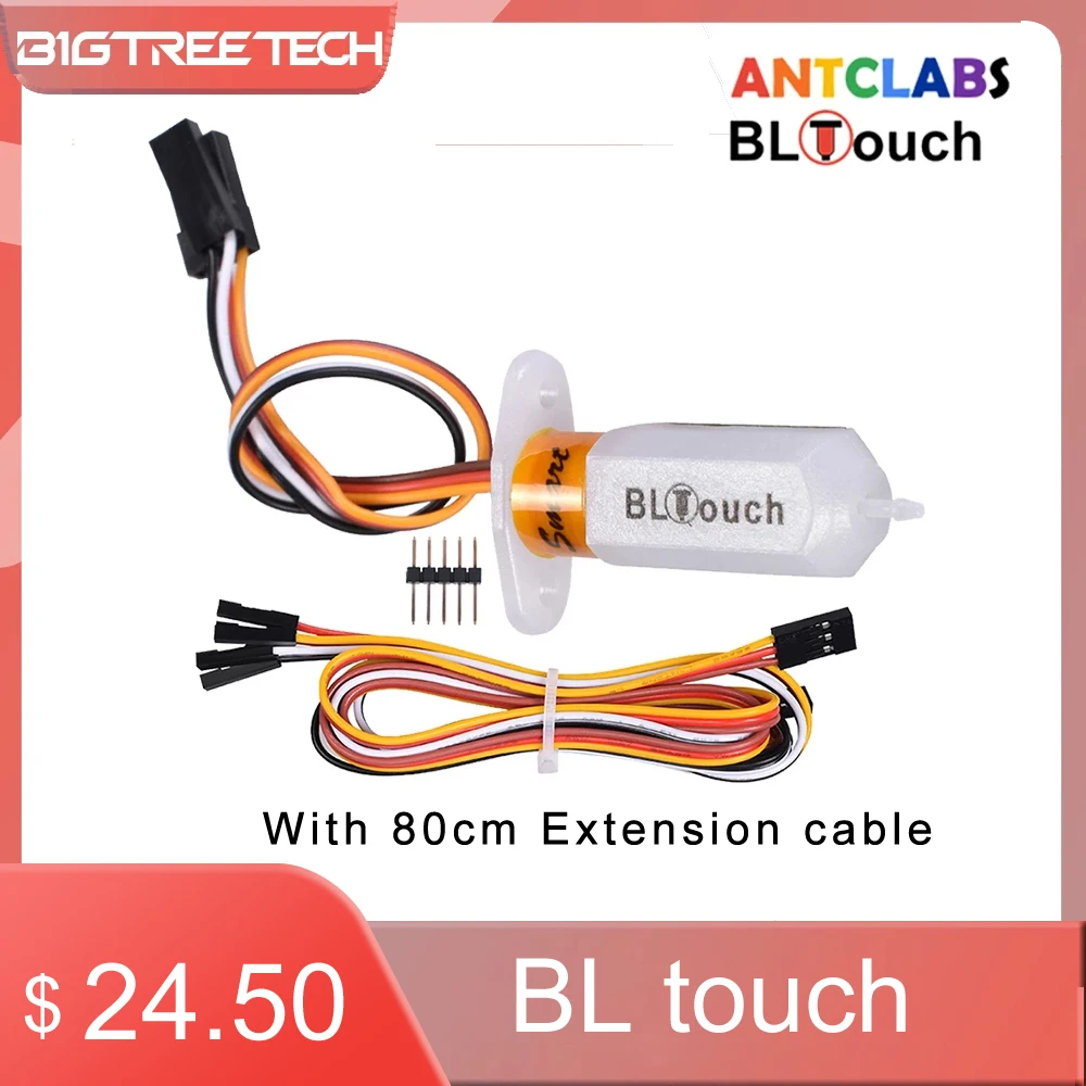 ANTCLABS BLTouch V3.1 Автоматический Датчик выравнивания Подогреваемая кровать BL Touch Preminm с кабелем SKR V1.3 Delta Kossel RepRap Запчасти для 3D-принтера
ANTCLABS BLTouch V3.1 Автоматический Датчик выравнивания Подогреваемая кровать BL Touch Preminm с кабелем SKR V1.3 Delta Kossel RepRap Запчасти для 3D-принтера