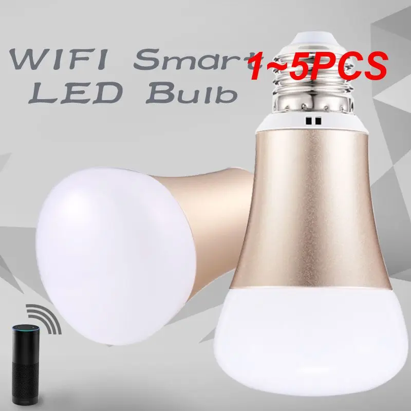 1~5PCS Led Light Bulb Color Changing Timing Control Voice Control E27 Dimmable Smart Home Lighting Wifi Smart Light Bulb 5w
1~5PCS Led Light Bulb Color Changing Timing Control Voice Control E27 Dimmable Smart Home Lighting Wifi Smart Light Bulb 5w
