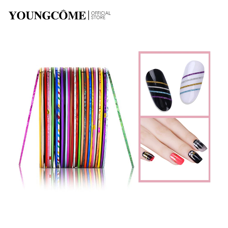 YOUNGCOME 10 шт. лента для ногтей рулон линии для ногтей клейкая лента для ногтей металлическая пряжа для ногтей типсы декоративная наклейка
YOUNGCOME 10 шт. лента для ногтей рулон линии для ногтей клейкая лента для ногтей металлическая пряжа для ногтей типсы декоративная наклейка