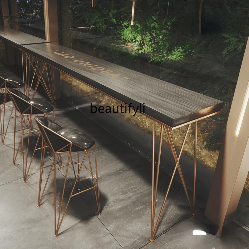 yj Nordic Creative Family Wine Bar Counter Balcony Window Solid Wood Table Wall High Leg Table Household Dining Table
yj Nordic Creative Family Wine Bar Counter Balcony Window Solid Wood Table Wall High Leg Table Household Dining Table
