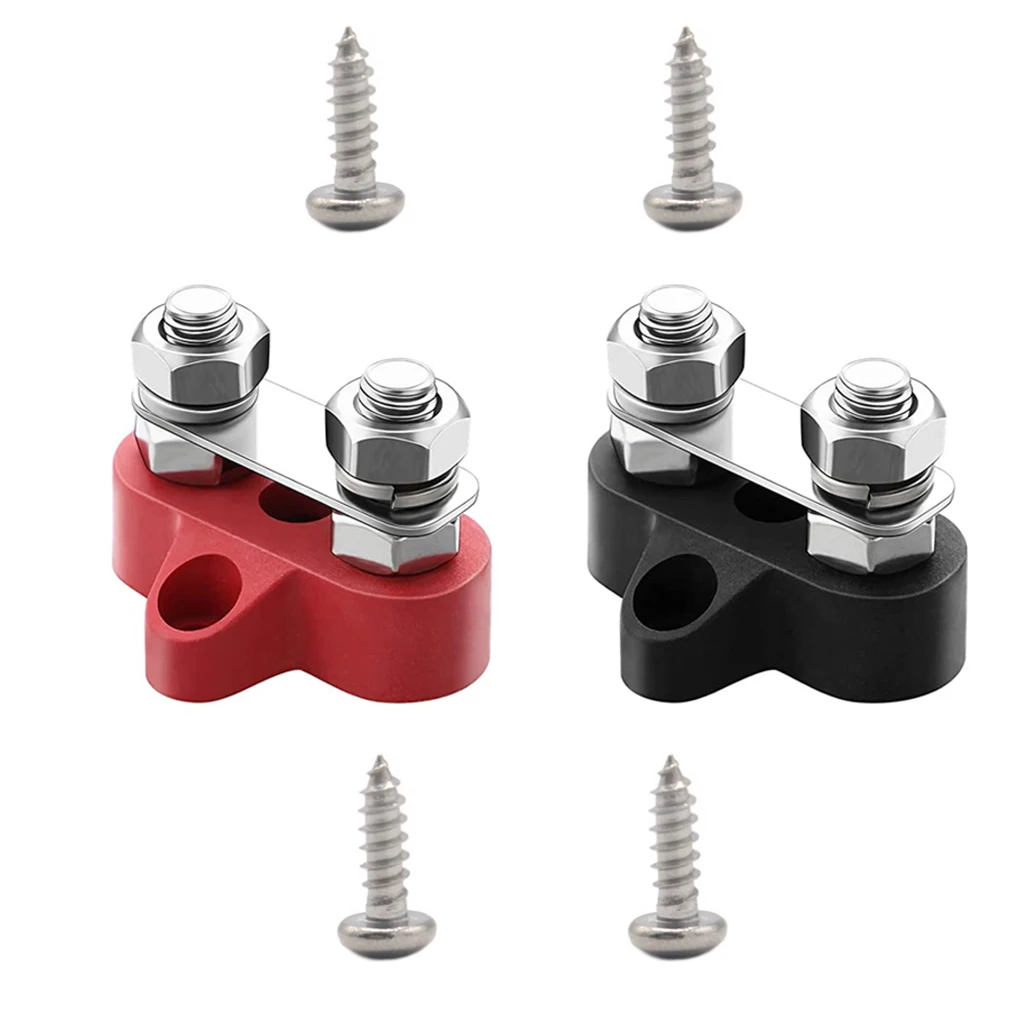 Boat M8 Electric Cable Terminal Antiflaming Replacing Ship RV Dual Stud Terminals Block Accessories with Mounting Screws
Boat M8 Electric Cable Terminal Antiflaming Replacing Ship RV Dual Stud Terminals Block Accessories with Mounting Screws