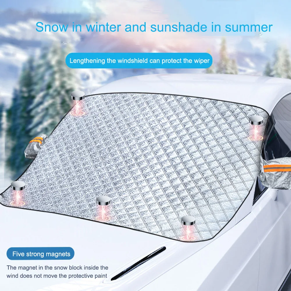 Car Snow Cover Windshield Sun Shade Outdoor Waterproof Anti Ice Frost Auto Protector Winter Auto Exterior Accessories Car Cover
Car Snow Cover Windshield Sun Shade Outdoor Waterproof Anti Ice Frost Auto Protector Winter Auto Exterior Accessories Car Cover