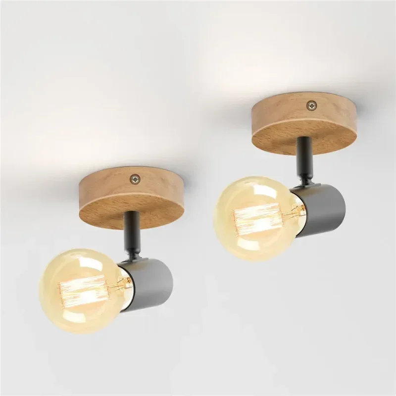 Modern Wood Wall Lamp Vintage Wall Light Fixture E27 Bedside Rotatable Angle Ceiling Lamp Dining Living Room Bedroom Sconce
Modern Wood Wall Lamp Vintage Wall Light Fixture E27 Bedside Rotatable Angle Ceiling Lamp Dining Living Room Bedroom Sconce